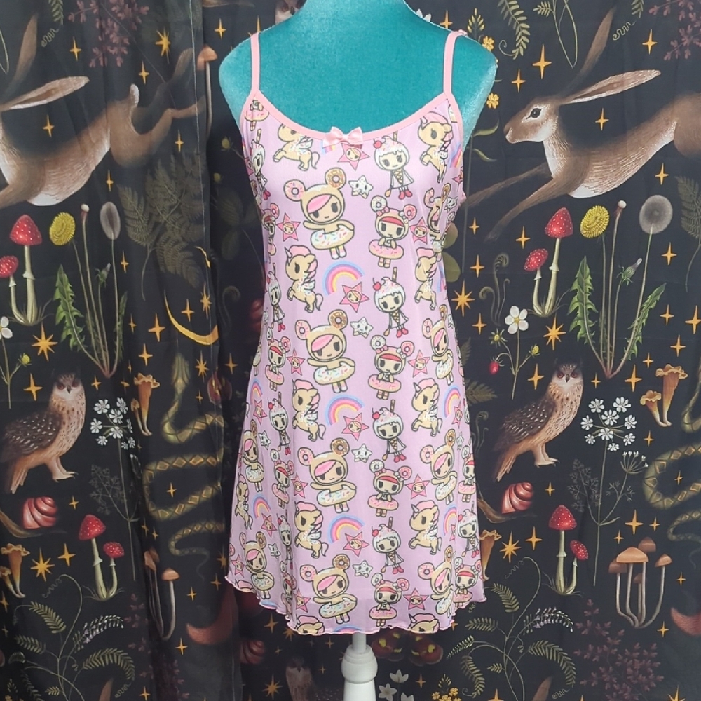 Tokidoki Mesh Slip Dress